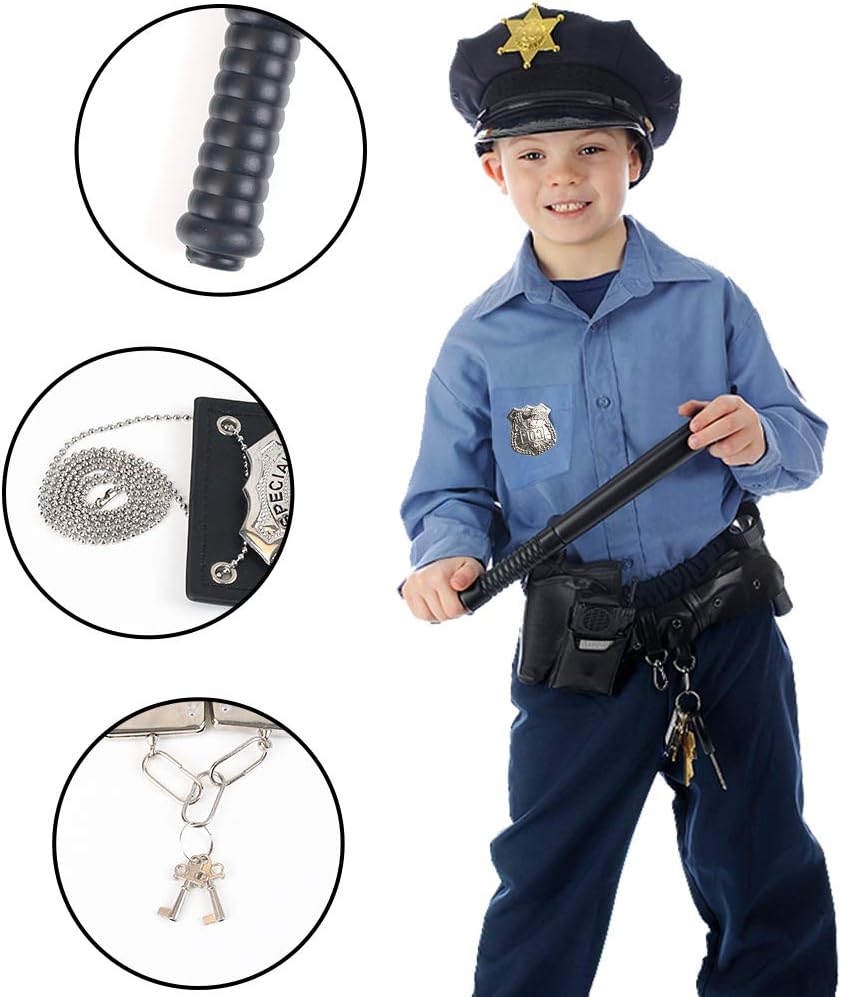 3 Otters Police Toy Set for Kids