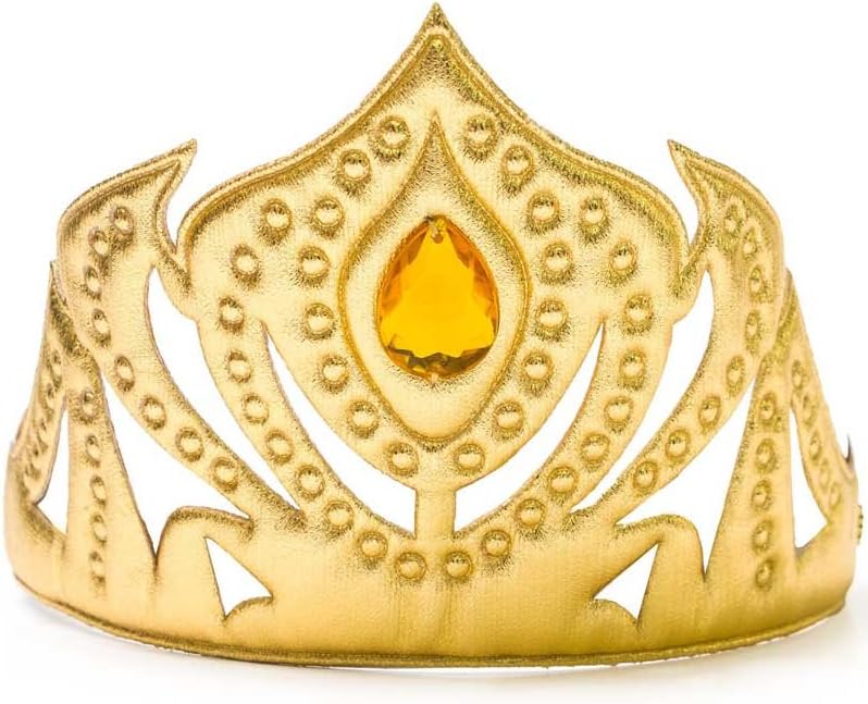 Soft Gold Alpine Princess Crown Dress Up Costume