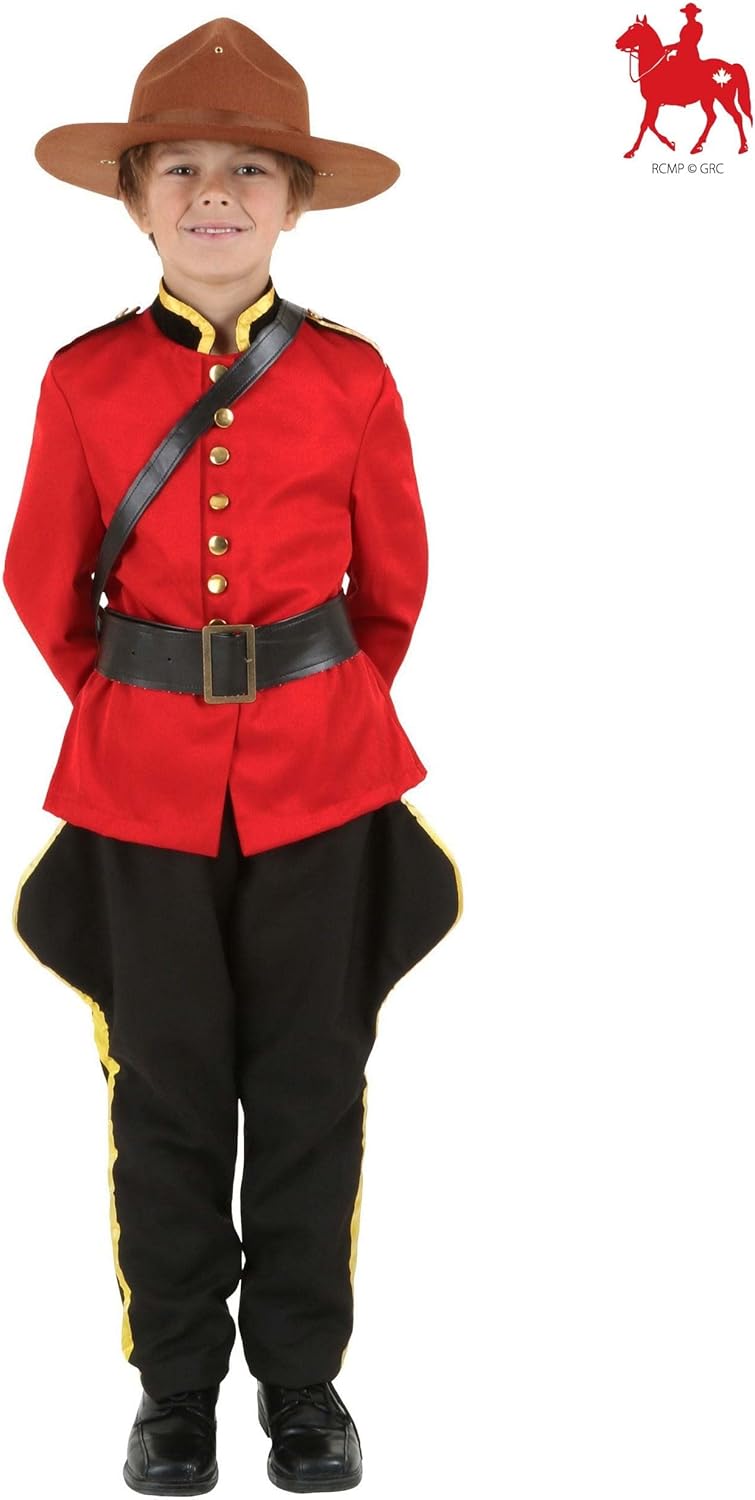 Canadian Mountie Costume for Kids - Authentic Role-Play Uniform