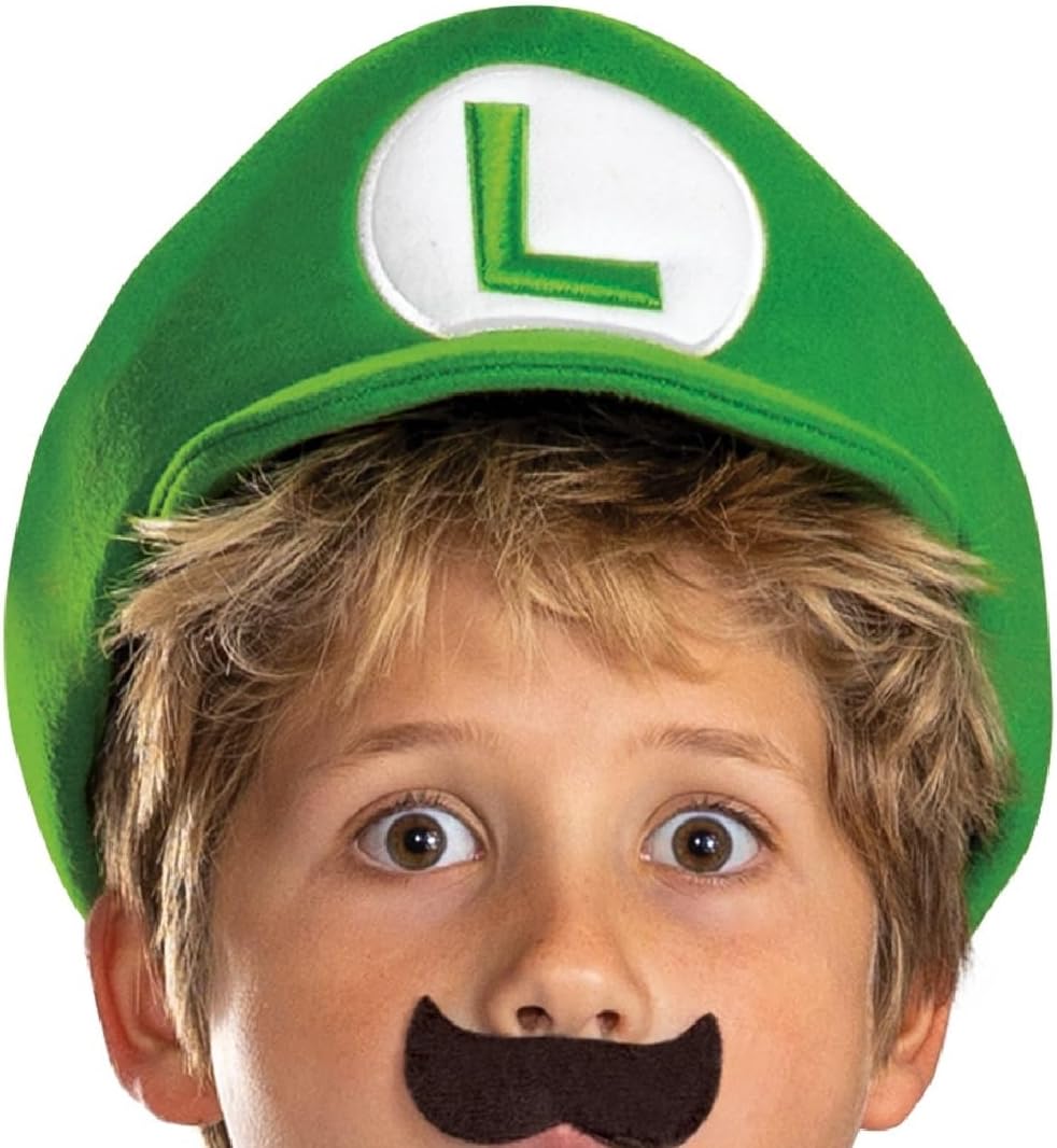 Disguise Mario Luigi Costume Kit for Kids Halloween Accessories