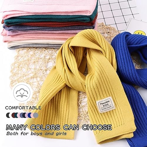 Peecabe - Soft Knit Winter Scarf for Kids with Strip Design