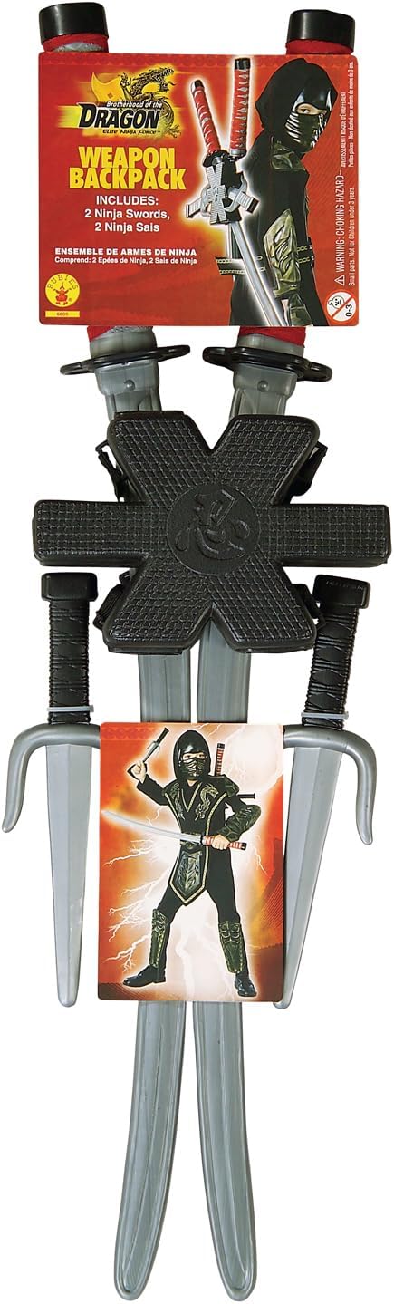 Rubies Dragon Ninja Backpack Set Multicolor