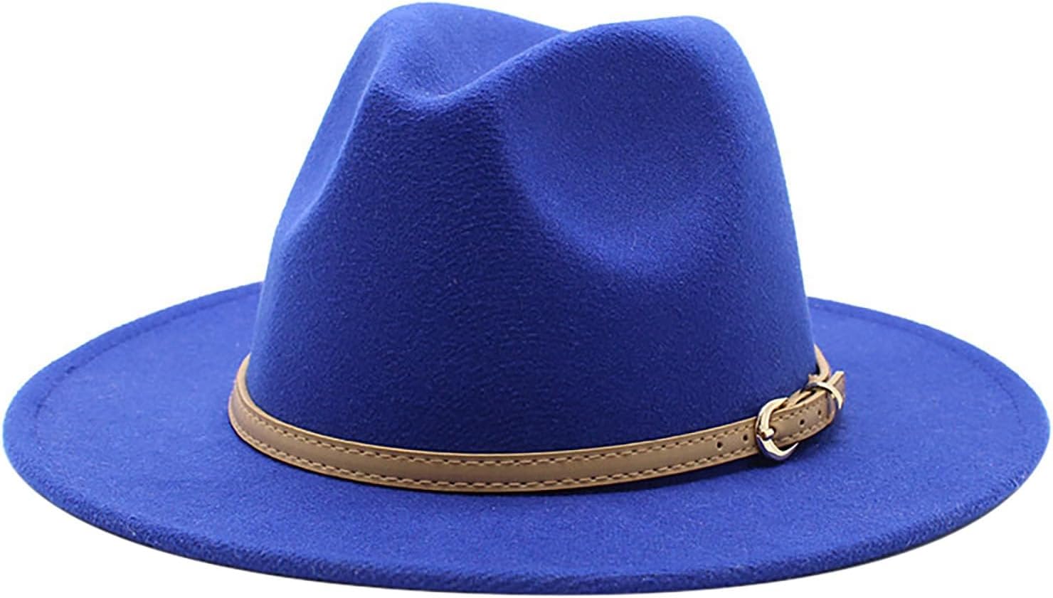 Adjustable Wide-Brim Fedora Hat for Kids