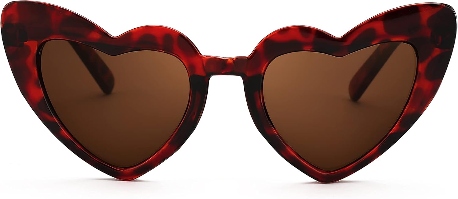 Stylish Heart-Shaped Sunglasses for Kids
