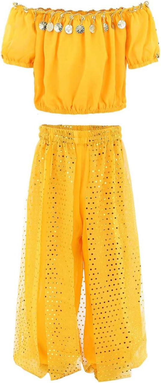 Vibrant Chiffon Outfit for Girls and Dancers