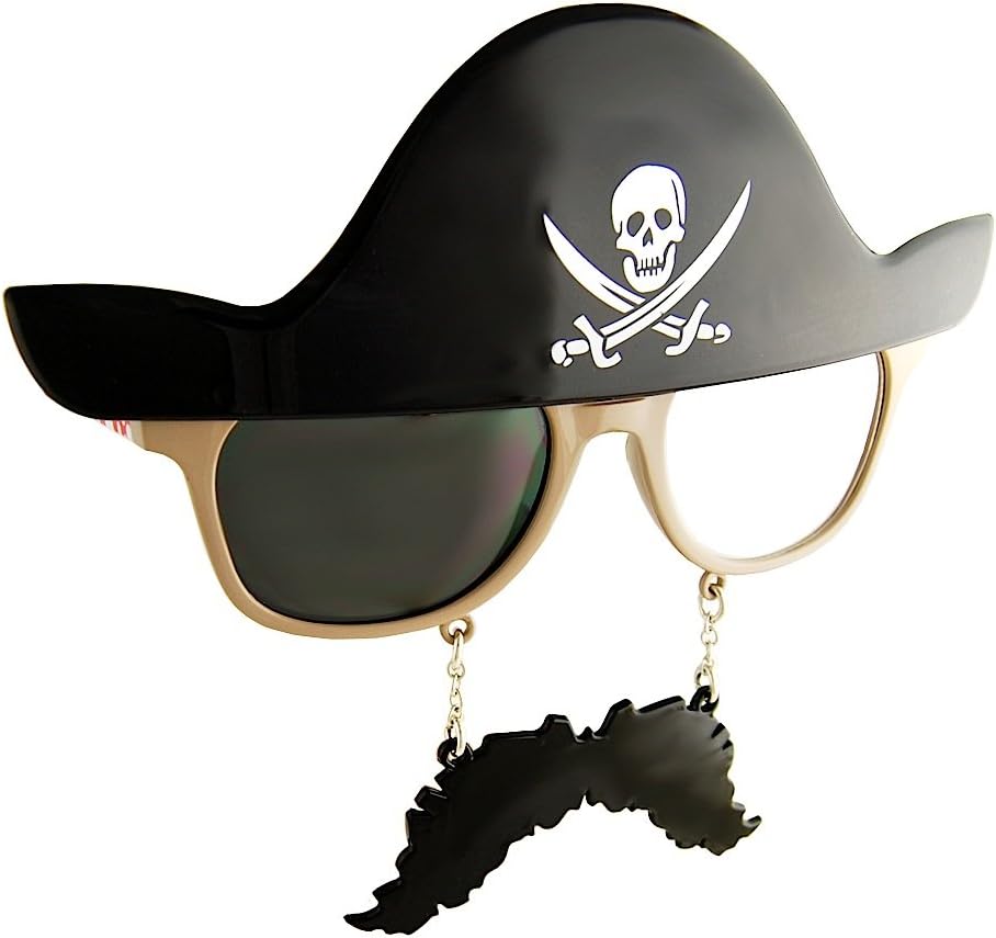 Sun-Staches Pirate Sunglasses Shark Tank-tested Party Favor