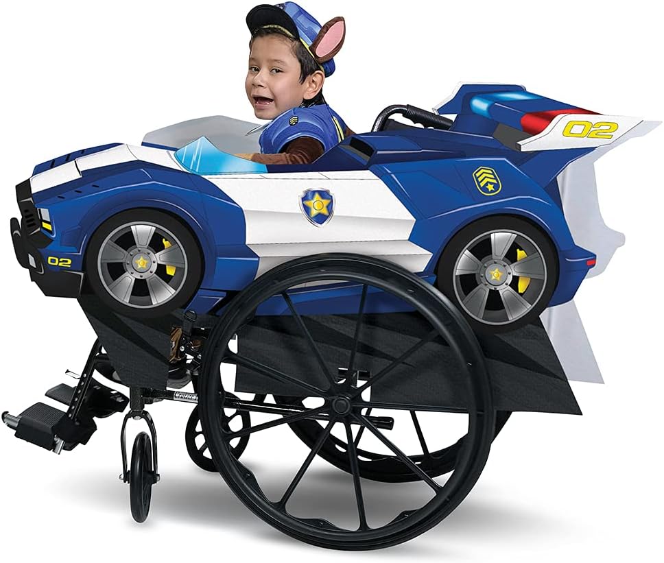 Chase from Paw Patrol Adapted wheelchair costume