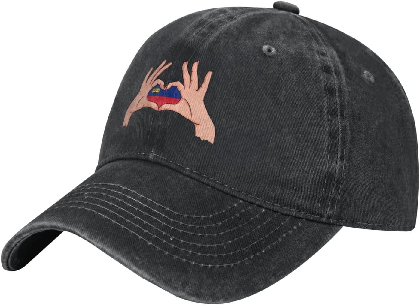RTATBY Holding Love In Your Hands Flag Baseball Cap