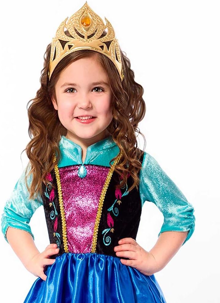 Soft Gold Alpine Princess Crown Dress Up Costume