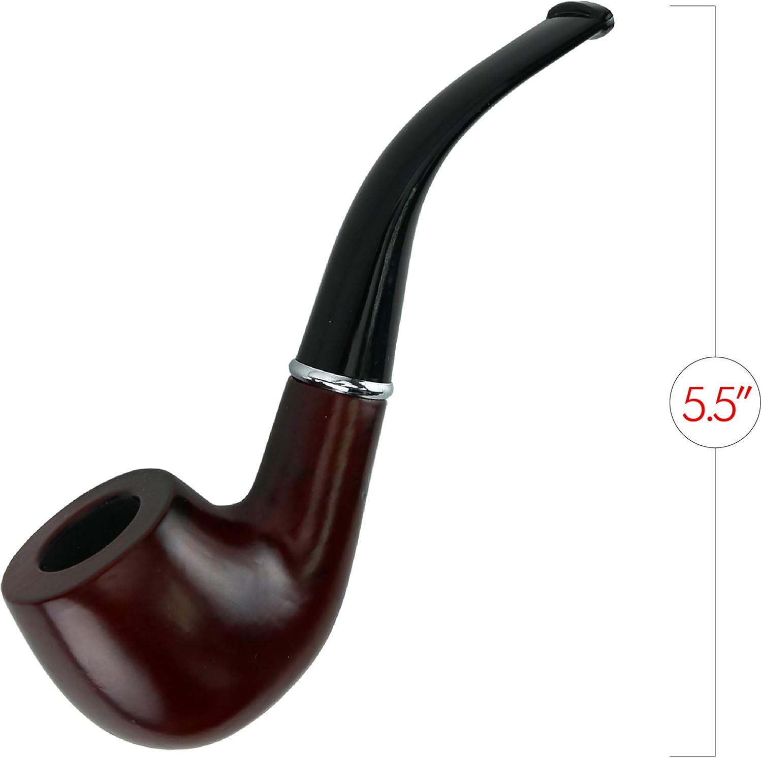 Skeleteen Fake Pipe costume - Tobacco Wood Pipe for Boys