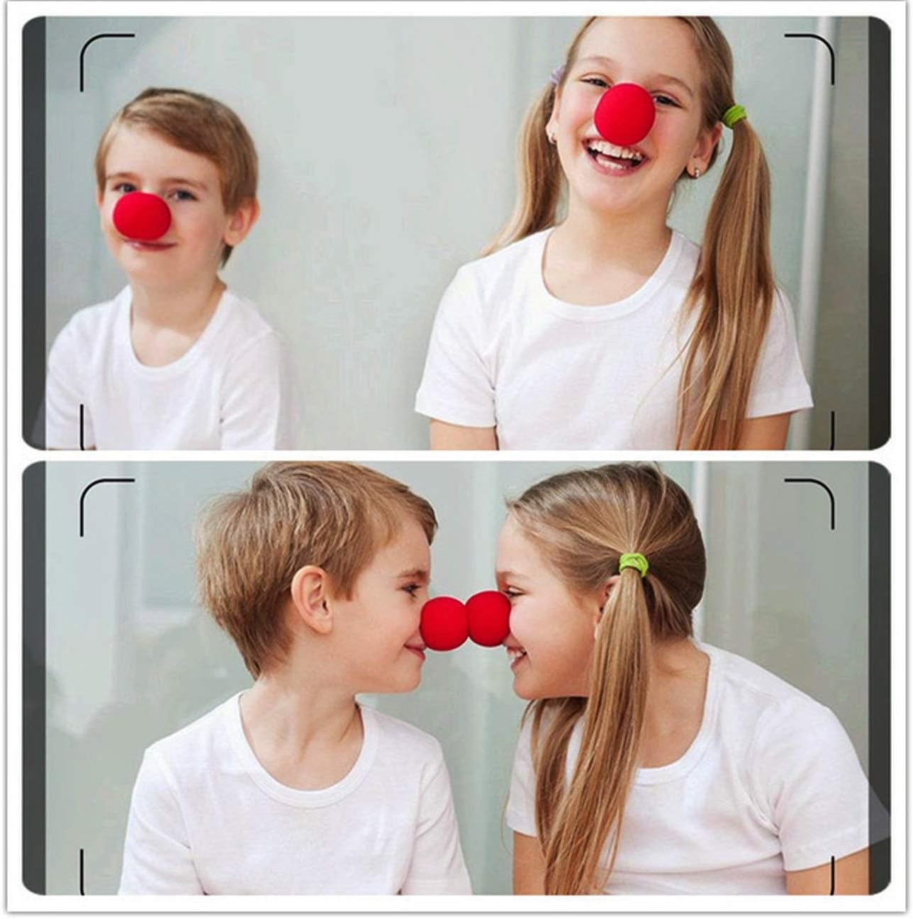 35-Piece clown nose with bulk for parties costumes