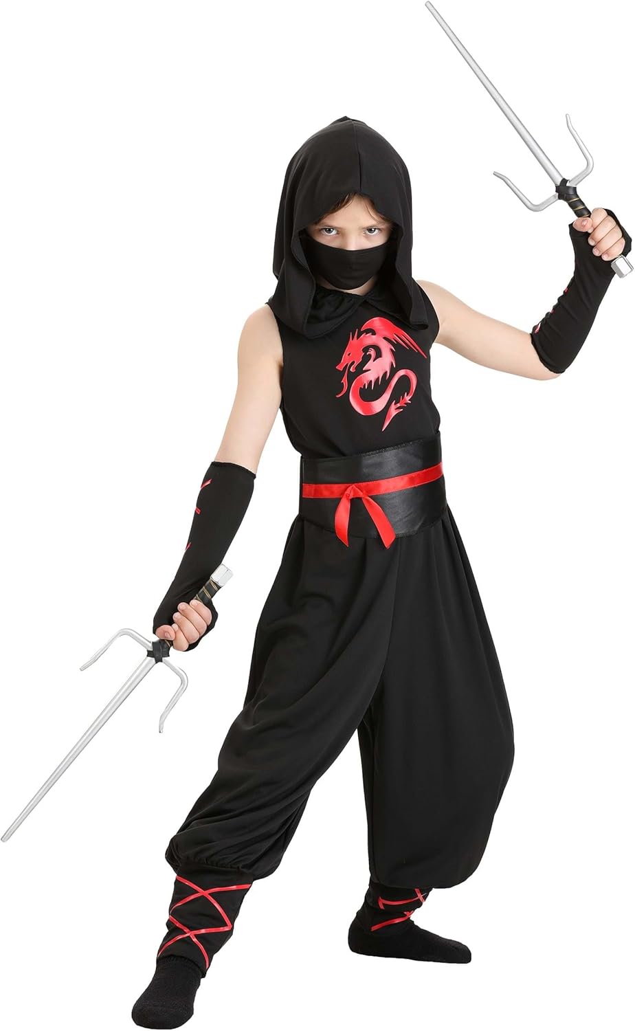 Muscle Black Ninja Costume Ninja for Girls