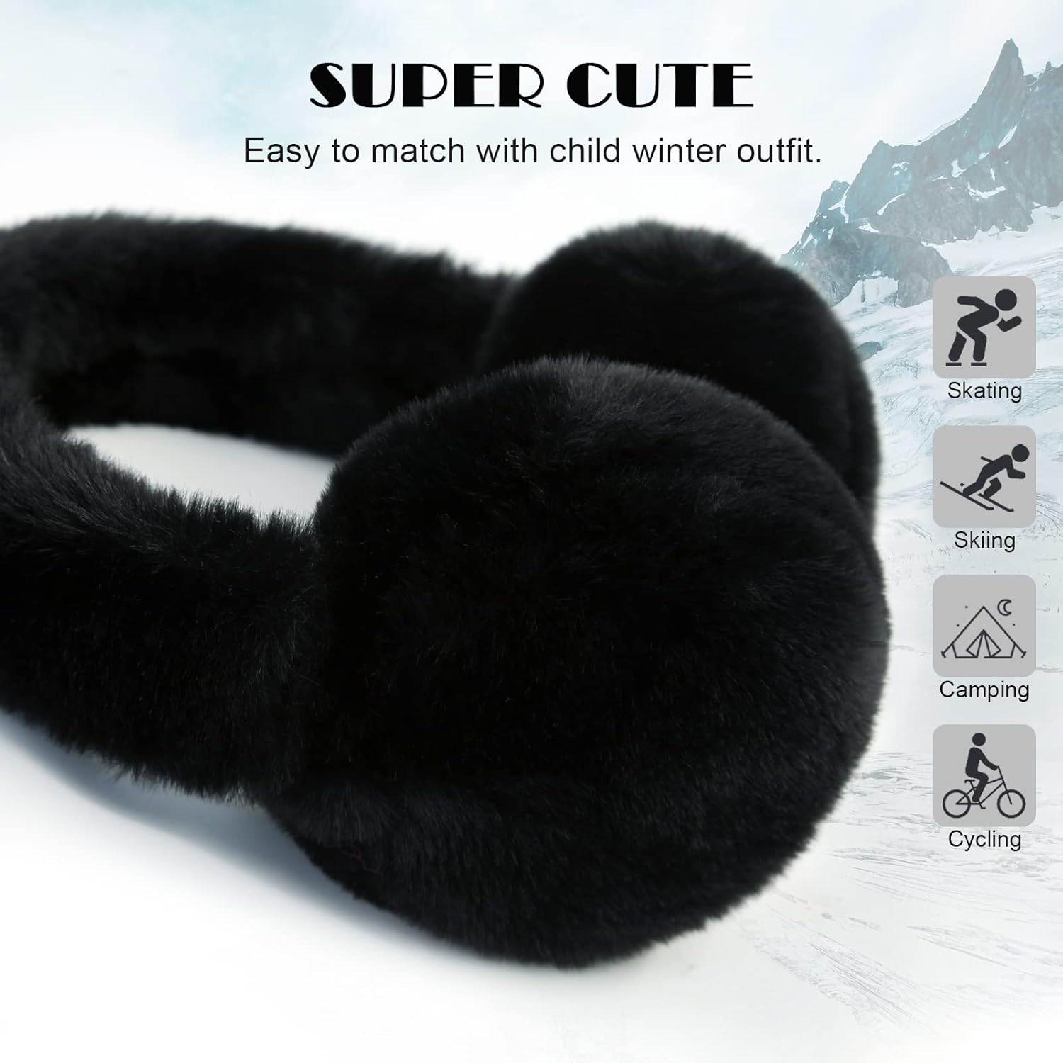 poximi baby warm earmuffs gloves kids winter gift set