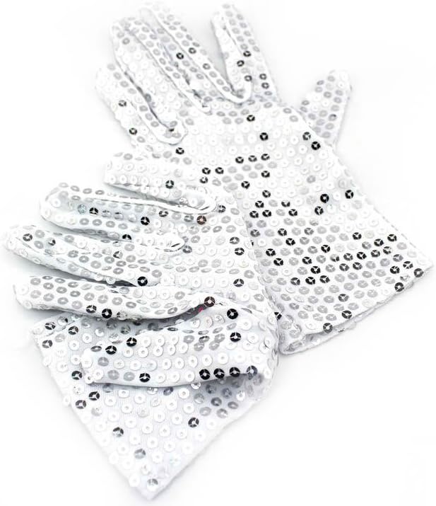 Glistening Sequin Gloves for Boys