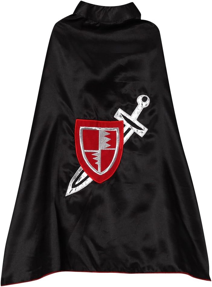 Black Knight Cape Satin