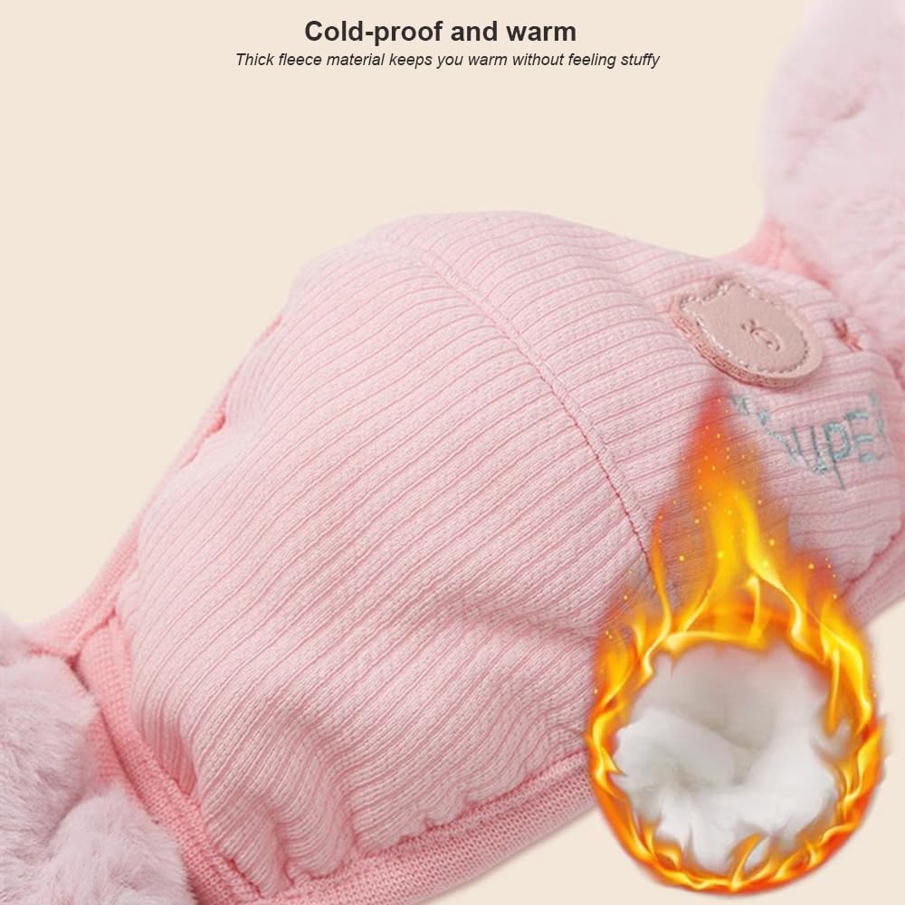 Winter Warm Mask for Teens - Thicken Dustproof Earmuffs for Cold Weather