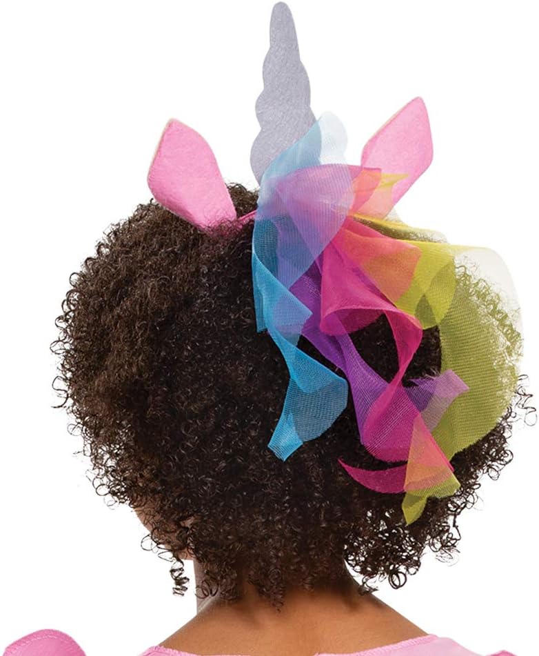 Disguise Rainbow Rangers Costume for Kids Rainbow Headband Pink Dress