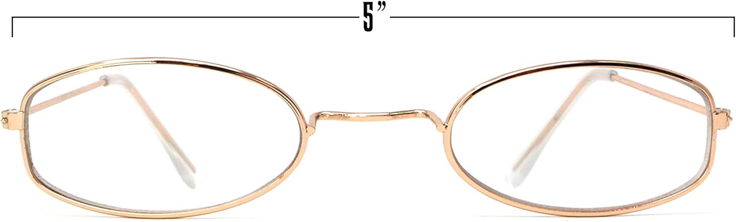 Skeulateen Old Man Costume Glasses