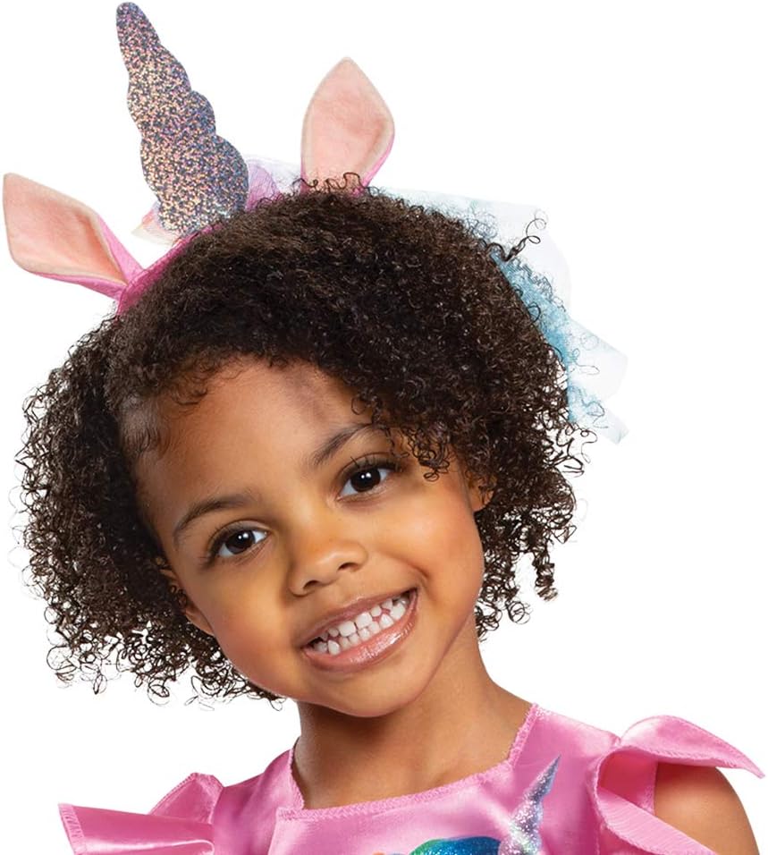 Disguise Rainbow Rangers Costume for Kids Rainbow Headband Pink Dress
