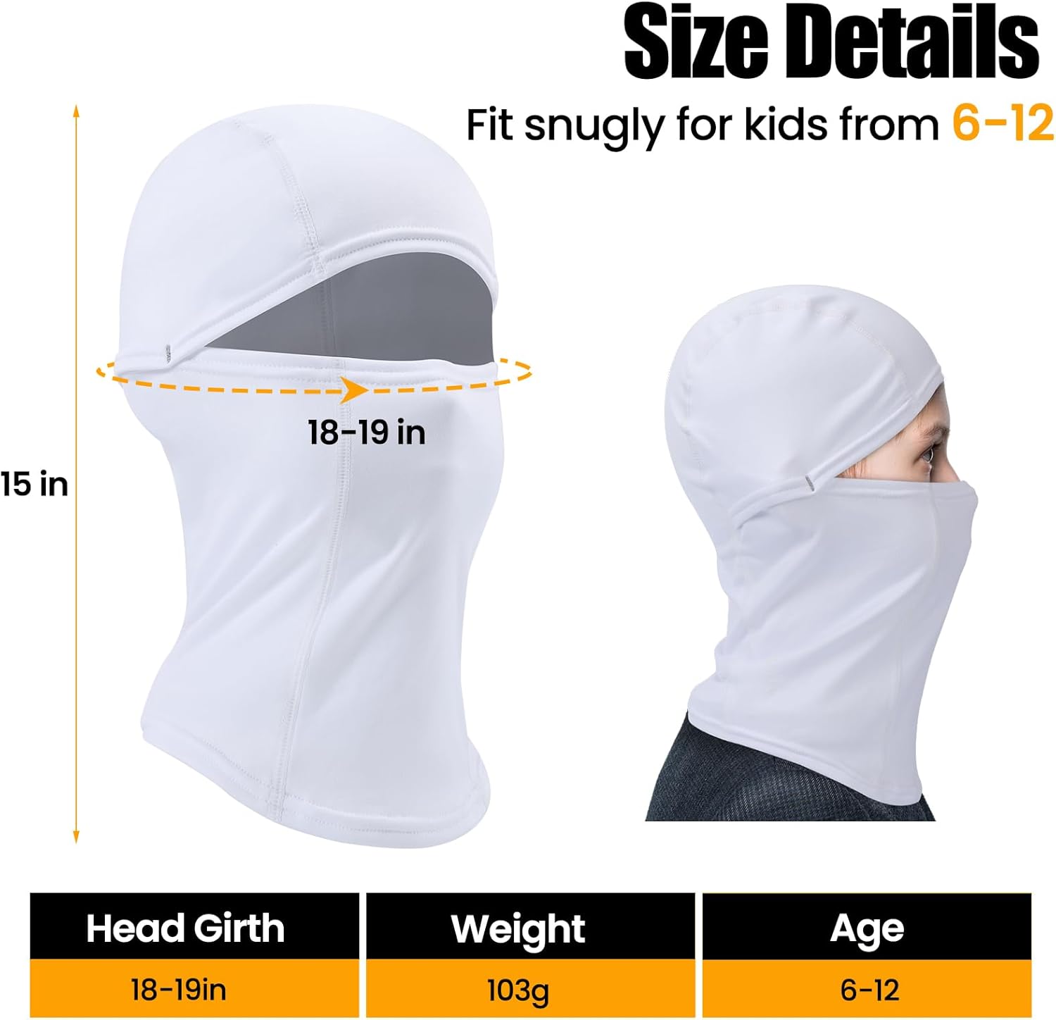 Kids Balaclava Ski Mask Scarf
