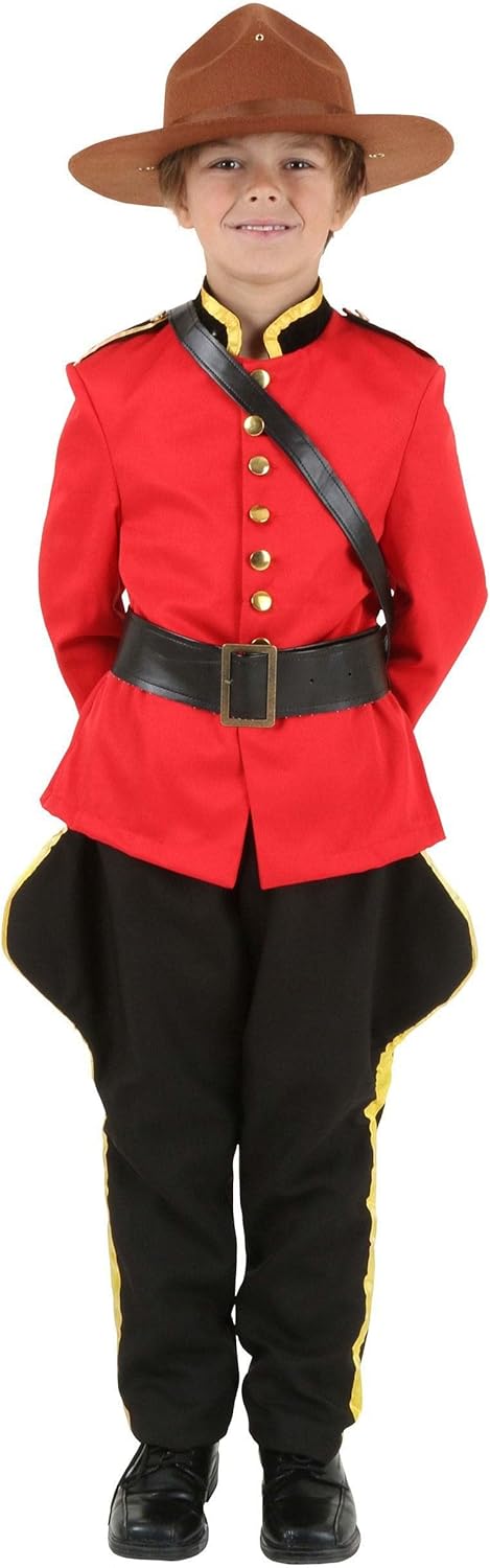Canadian Mountie Costume for Kids - Authentic Role-Play Uniform