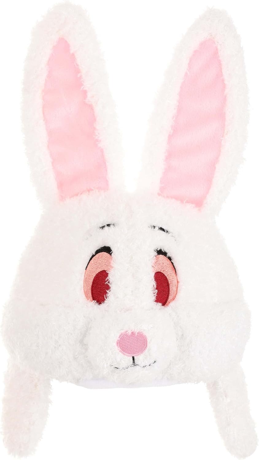 Plush Rabbit Costume Hat - Ears Adjustable