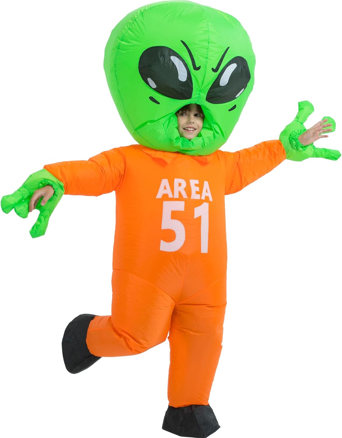 Deluxe Inflatable Alien Costume for Kids