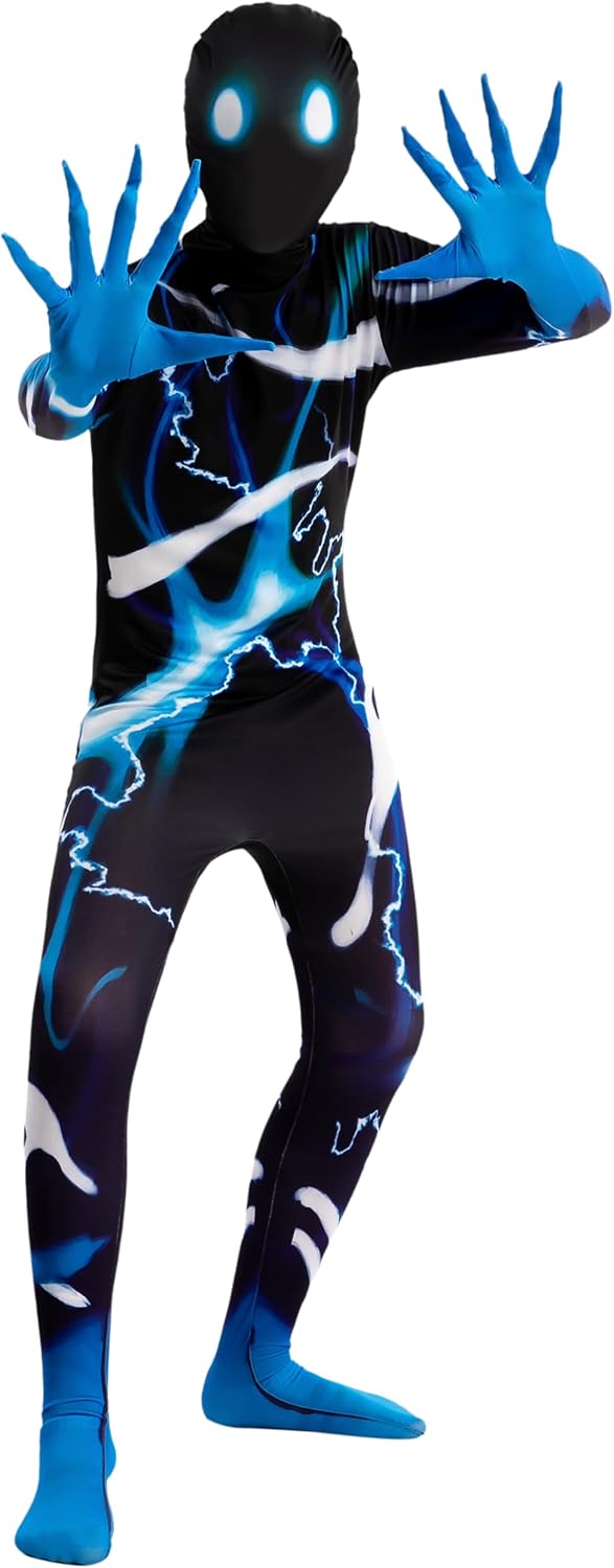 Slenderman Skin Halloween Costume for Kids - Spooky Durable and Fun