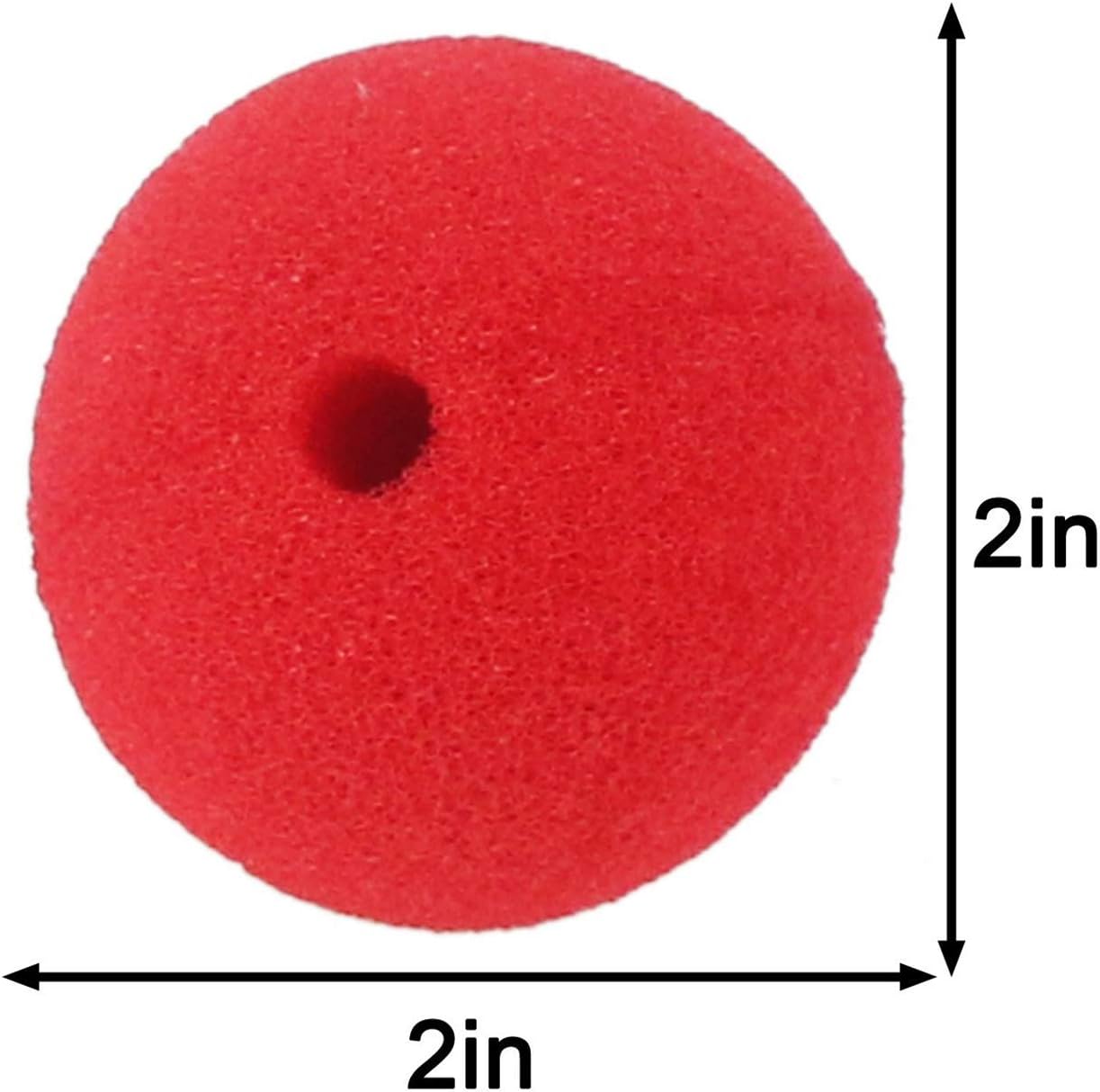 35-Piece clown nose with bulk for parties costumes