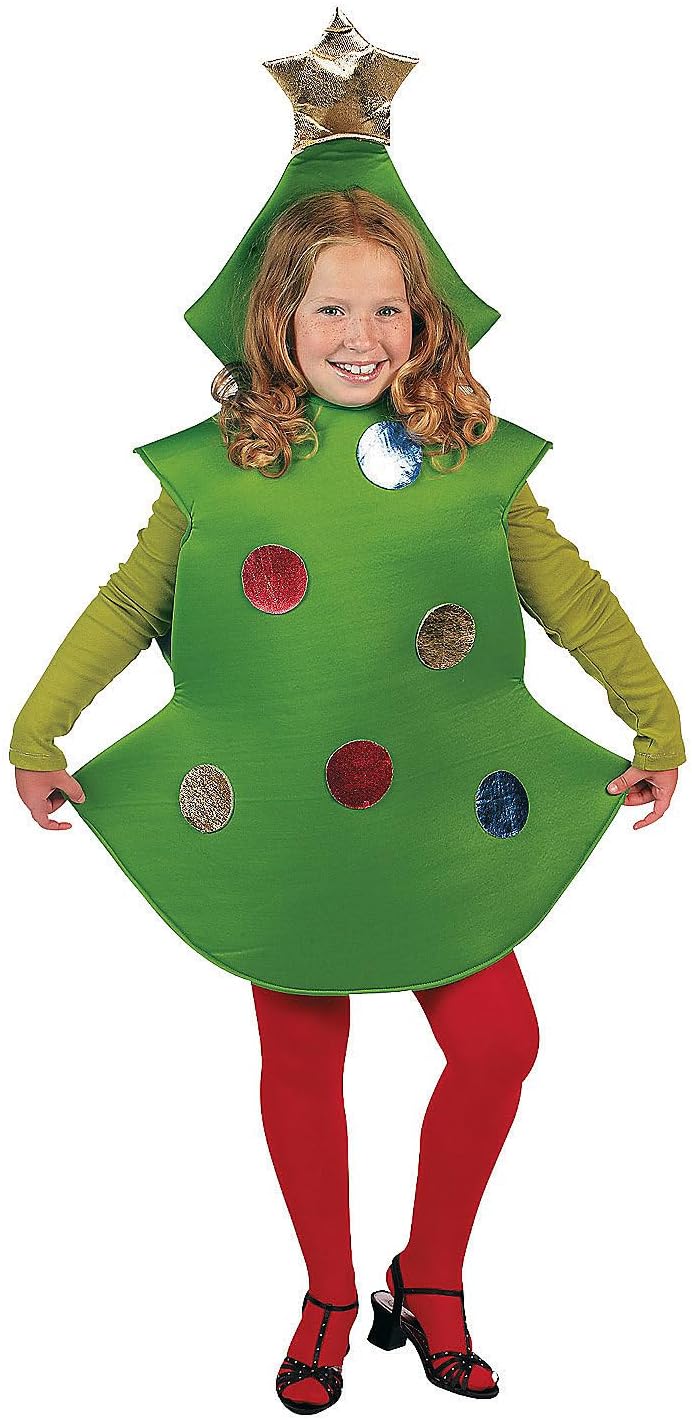 Fun Express Kids Christmas Tree Costume - 1 Piece
