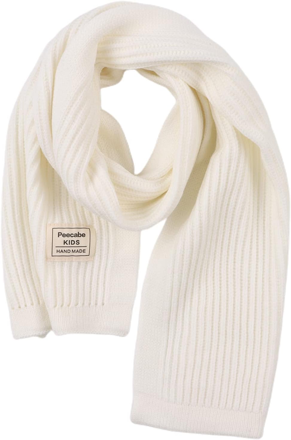 Peecabe - Soft Knit Winter Scarf for Kids with Strip Design