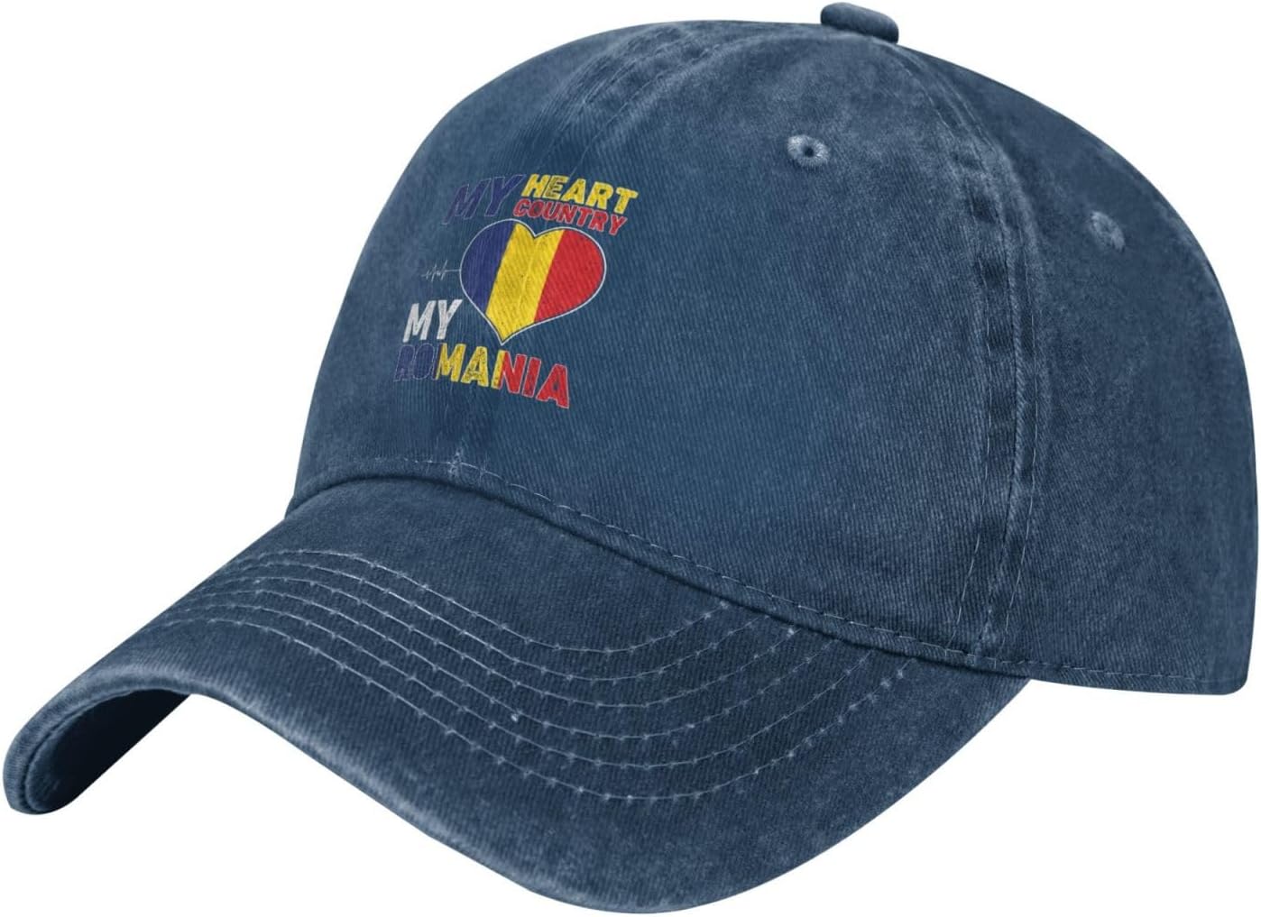 RTATBY My Heart My Country My Romania Baseball Cap