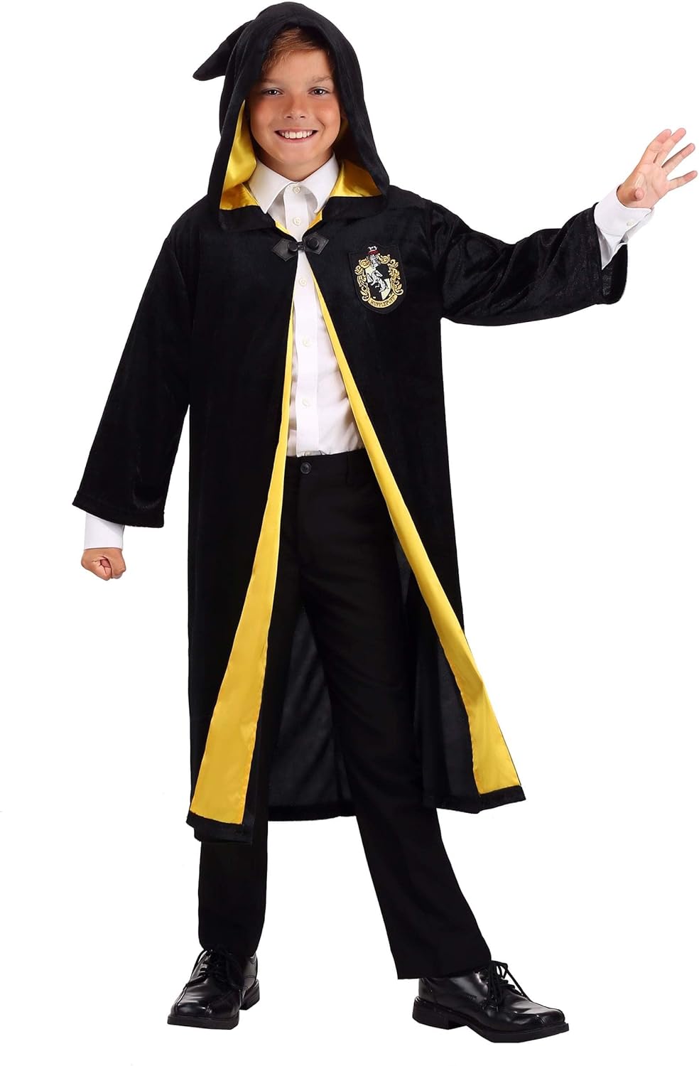 Elegant Harry Potter Hufflepuff Robe for Kids
