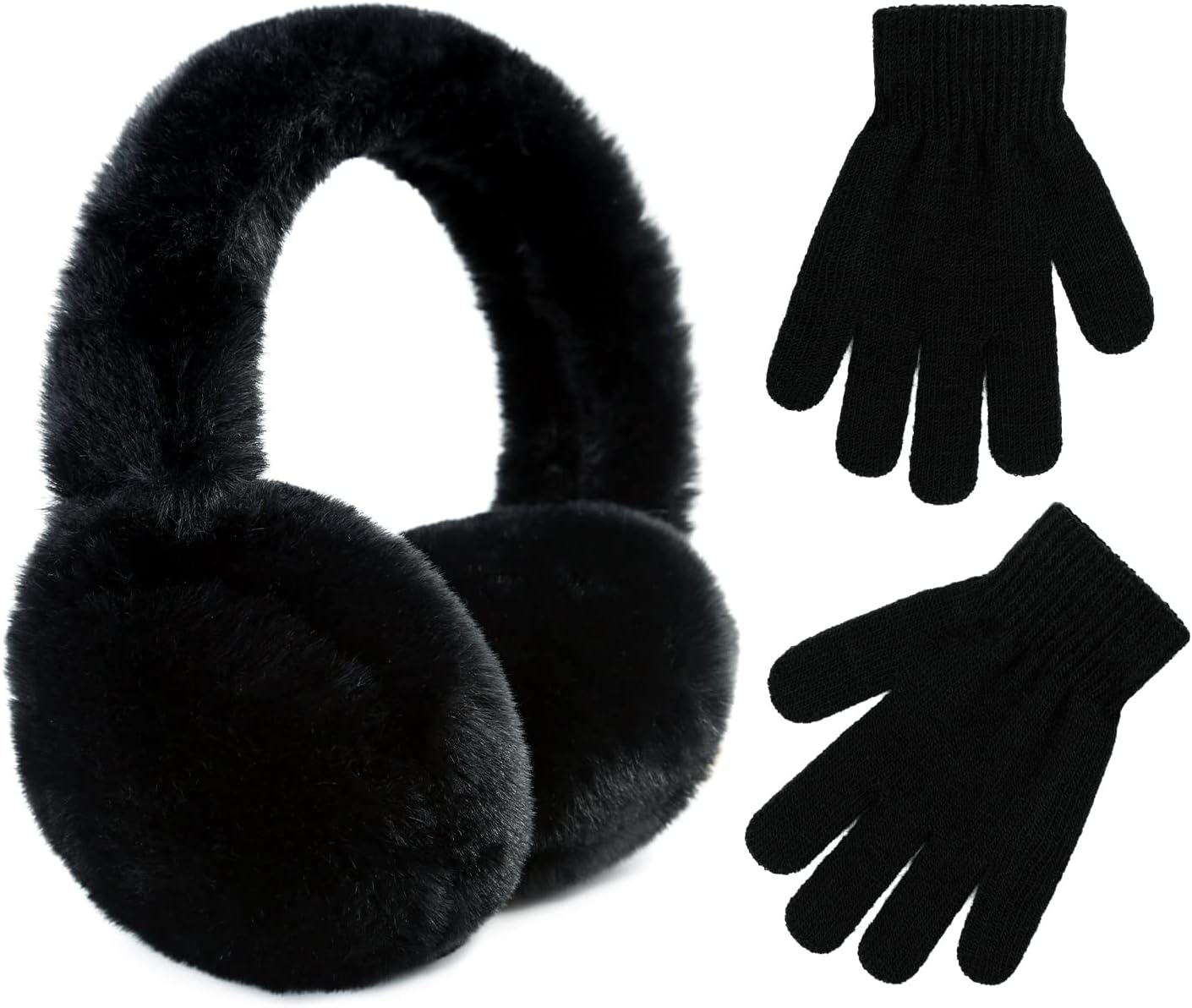 poximi baby warm earmuffs gloves kids winter gift set