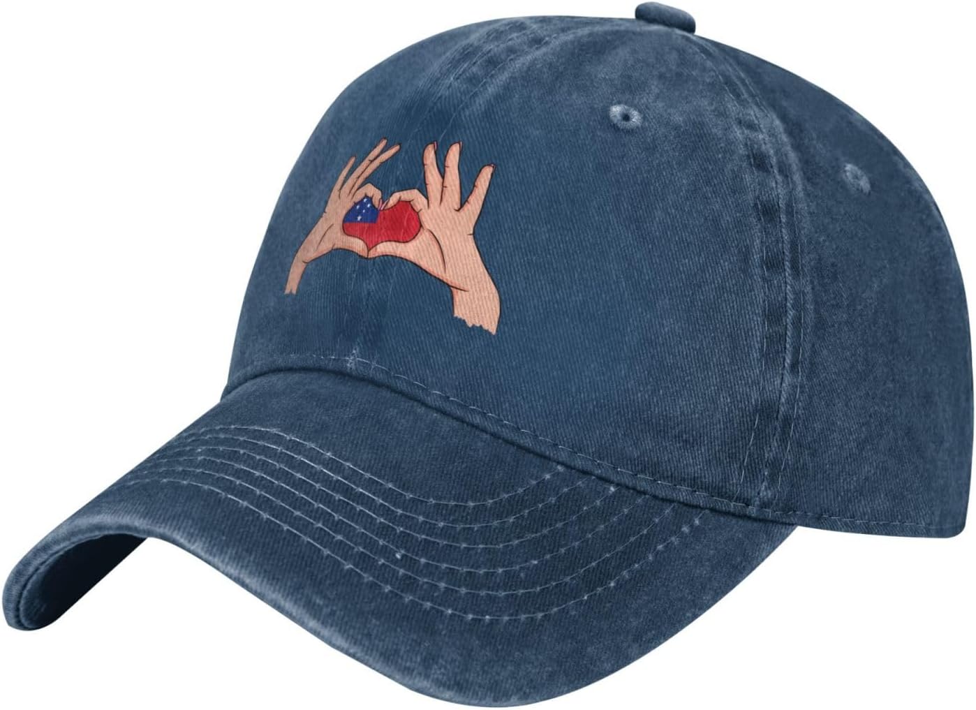 Holding Love in Your Hands Flag of Samoa Baseball Cap