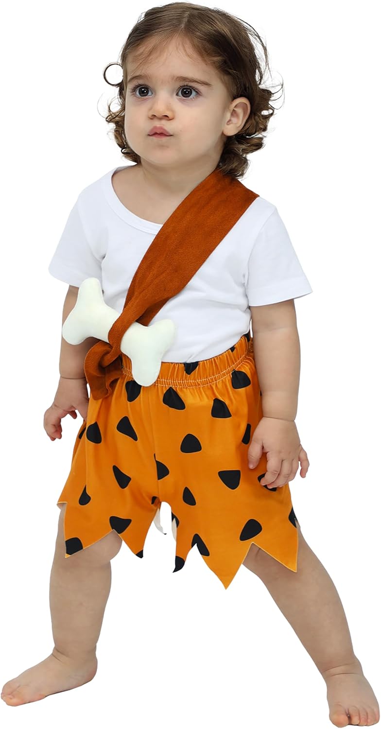 Halloween Kids Costume - Brown Shorts Green Shirt Set