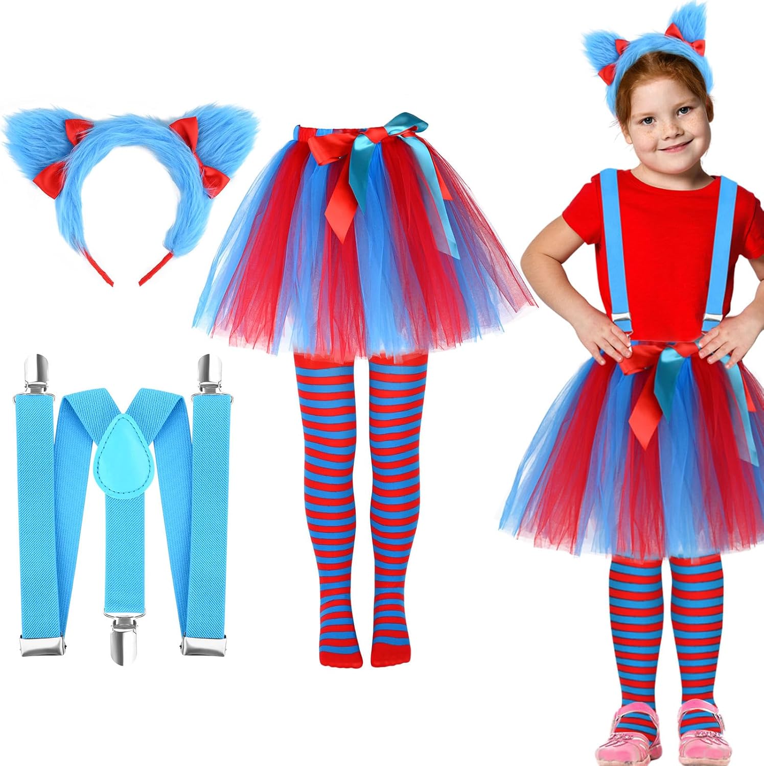 KavocGirlsblue tulle costume set for World Book Day