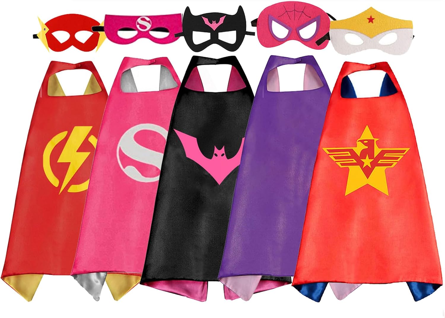 Bright Kids Superhero Cape Set