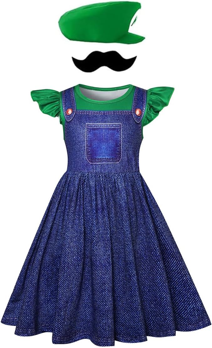 Super Bros Princess Costume Girls Work