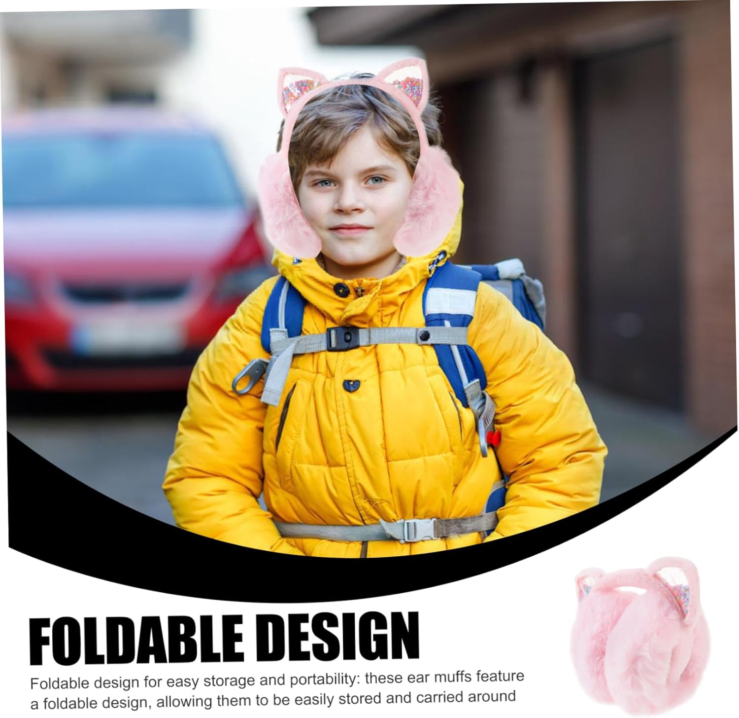 LIFKOME Winter Earmuffs for Kids
