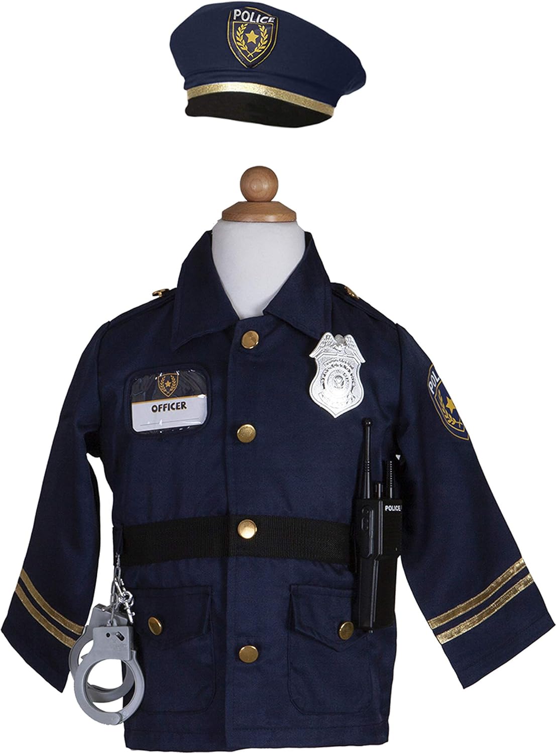 Great Pretenders Police Set Includes 5 Accessories US 5-6 Boys Costume