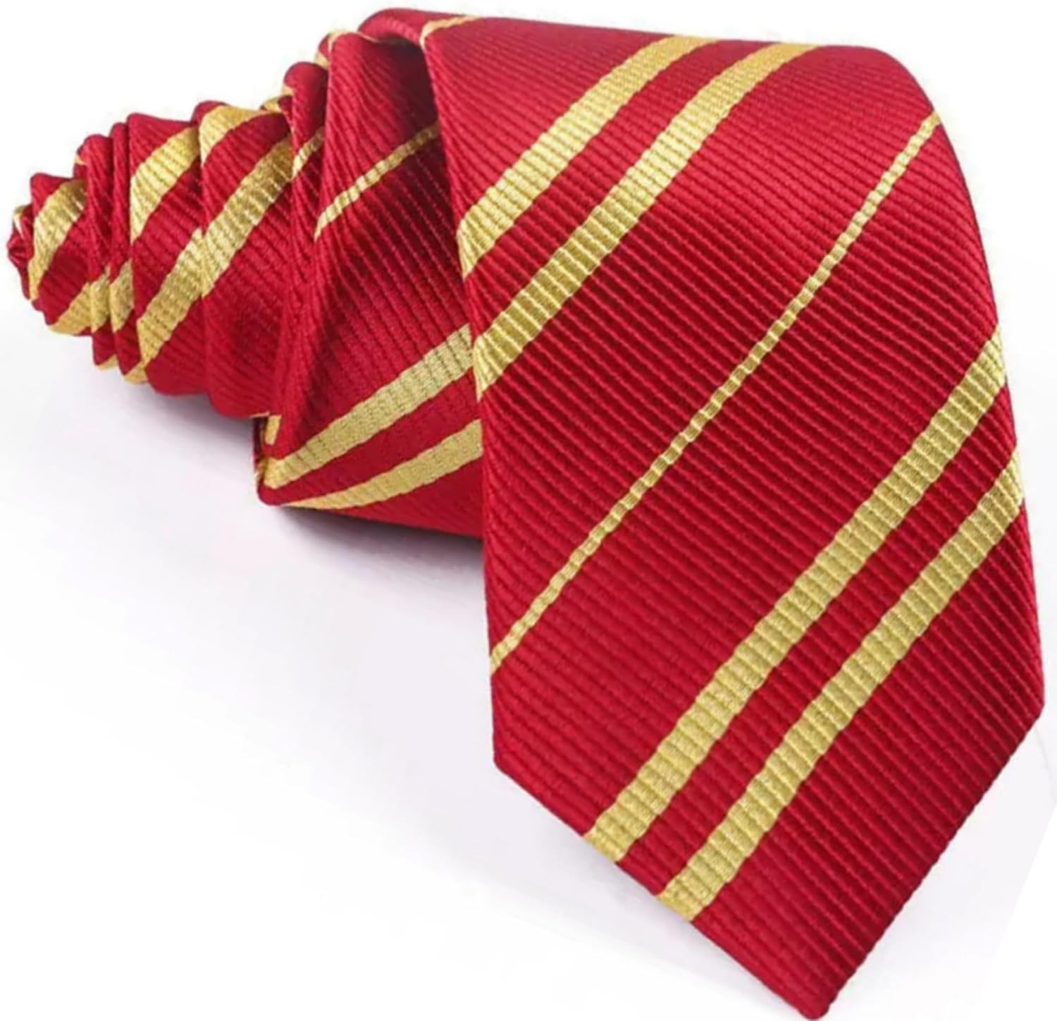 Sawaruita Red Gold Striped Tie Cosplay Accessory