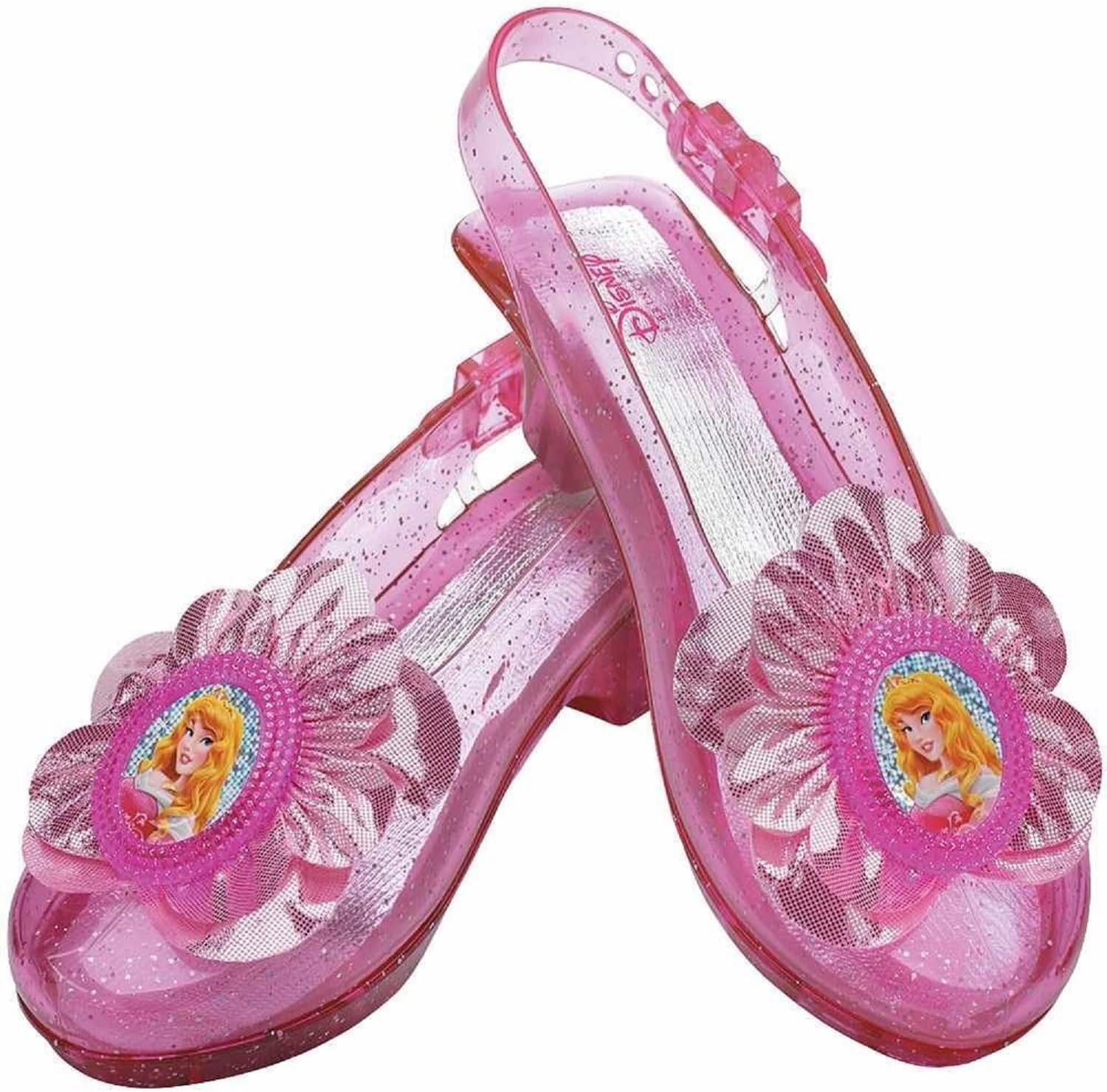 Disney Princess Aurora Sparkle Shoes 4 Years Size 6 Fit