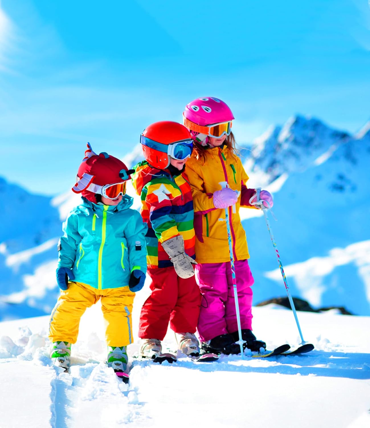 Duoyeree Waterproof Kids Gloves for Winter Snow Skiing 1
