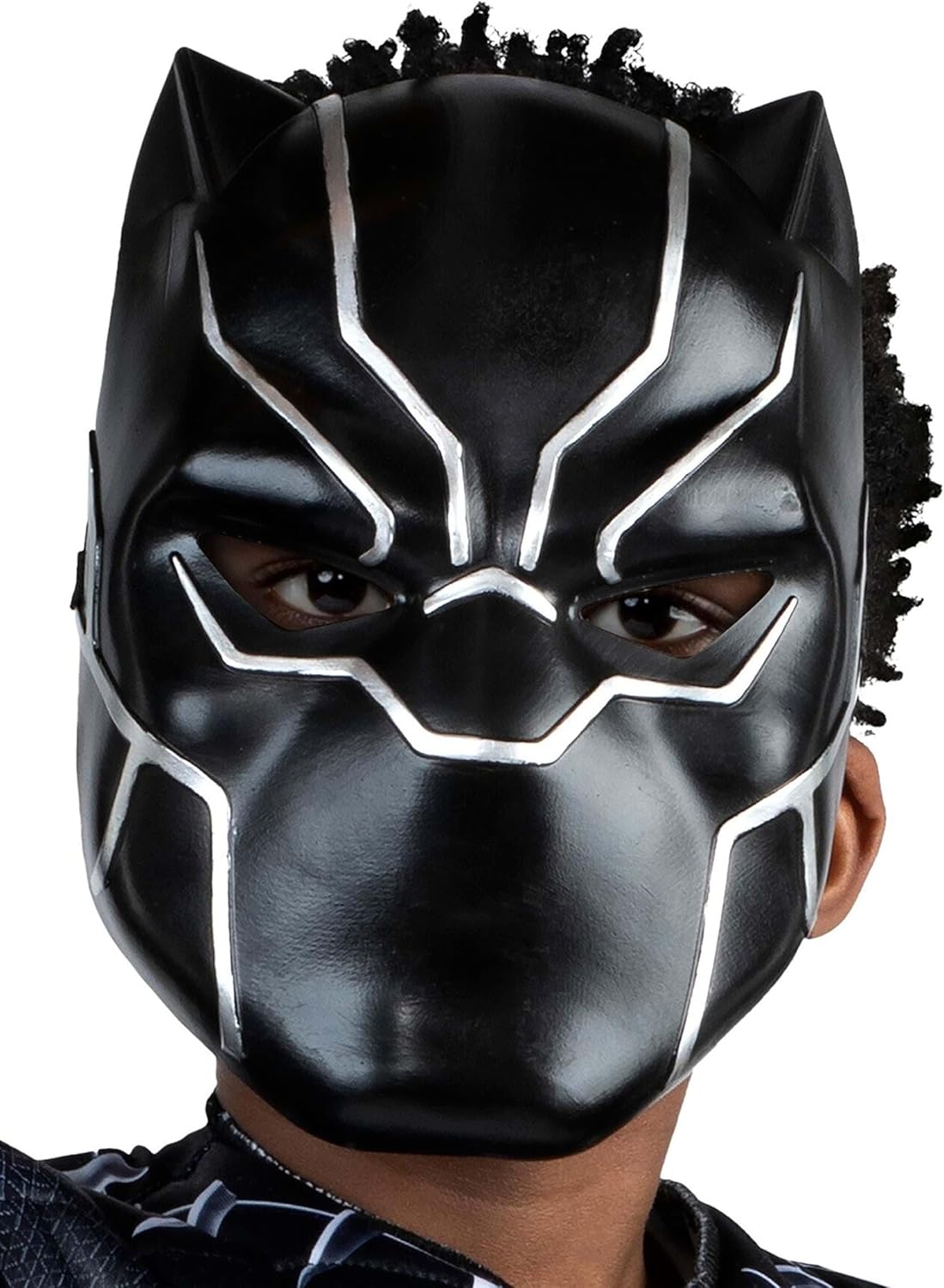 Jazwares Black Panther Kids Half Mask Costume