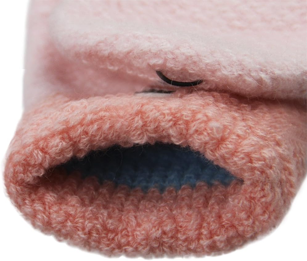 Perfect Gift for Kids Winter-Friendly Wool Knit Gloves