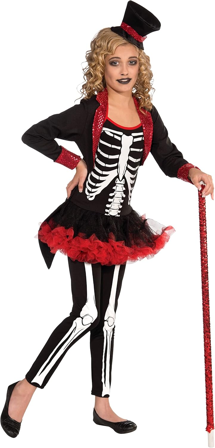 Girl Ghoul Miss Bone Jangles Child Costume