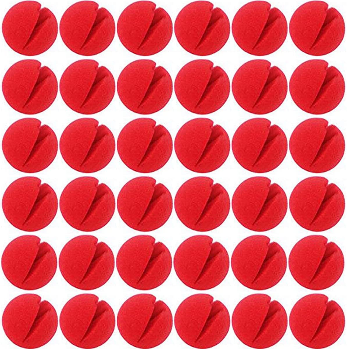 35-Piece clown nose with bulk for parties costumes