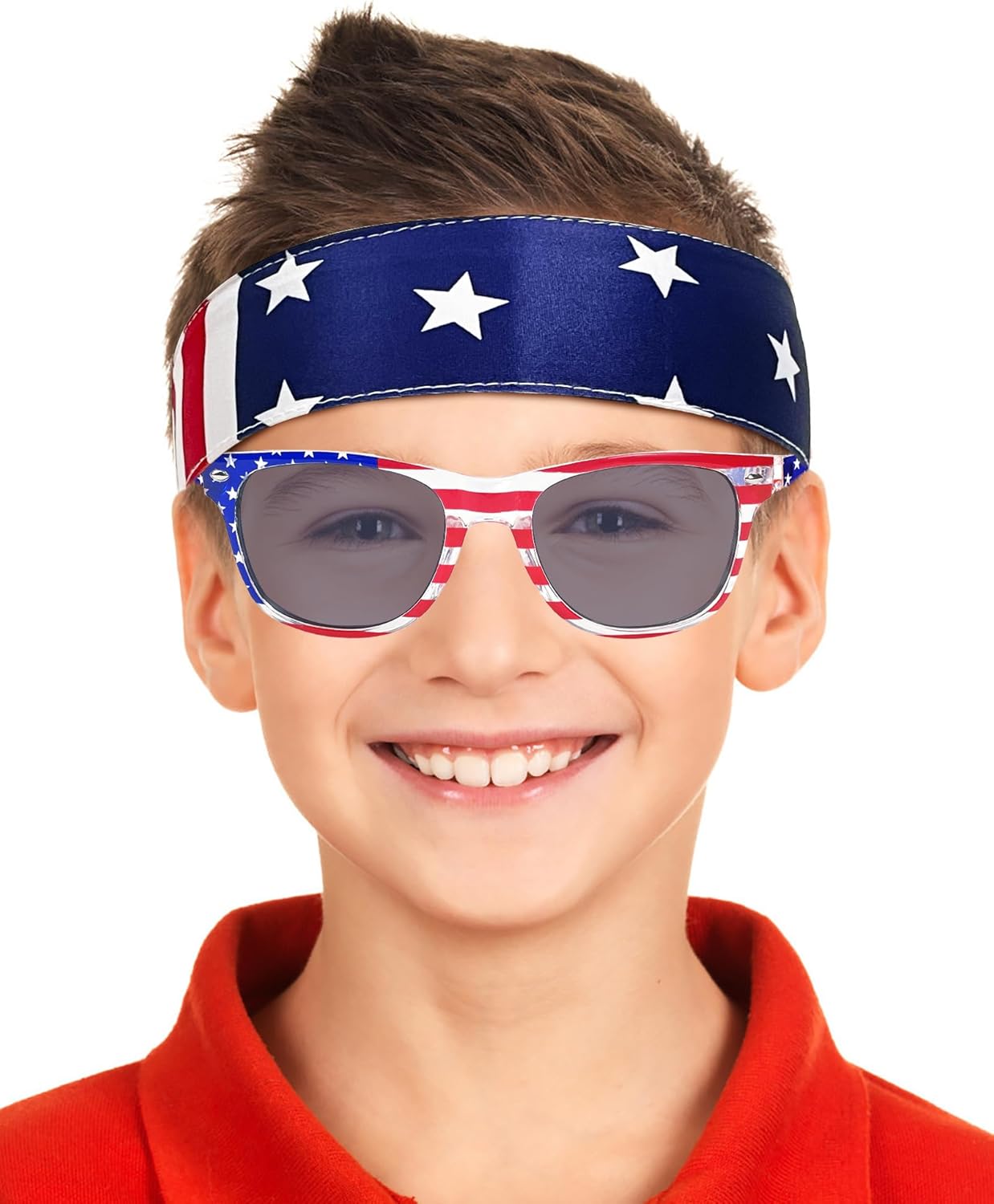BleSky 4th of July Kids American Flag Costume Cape