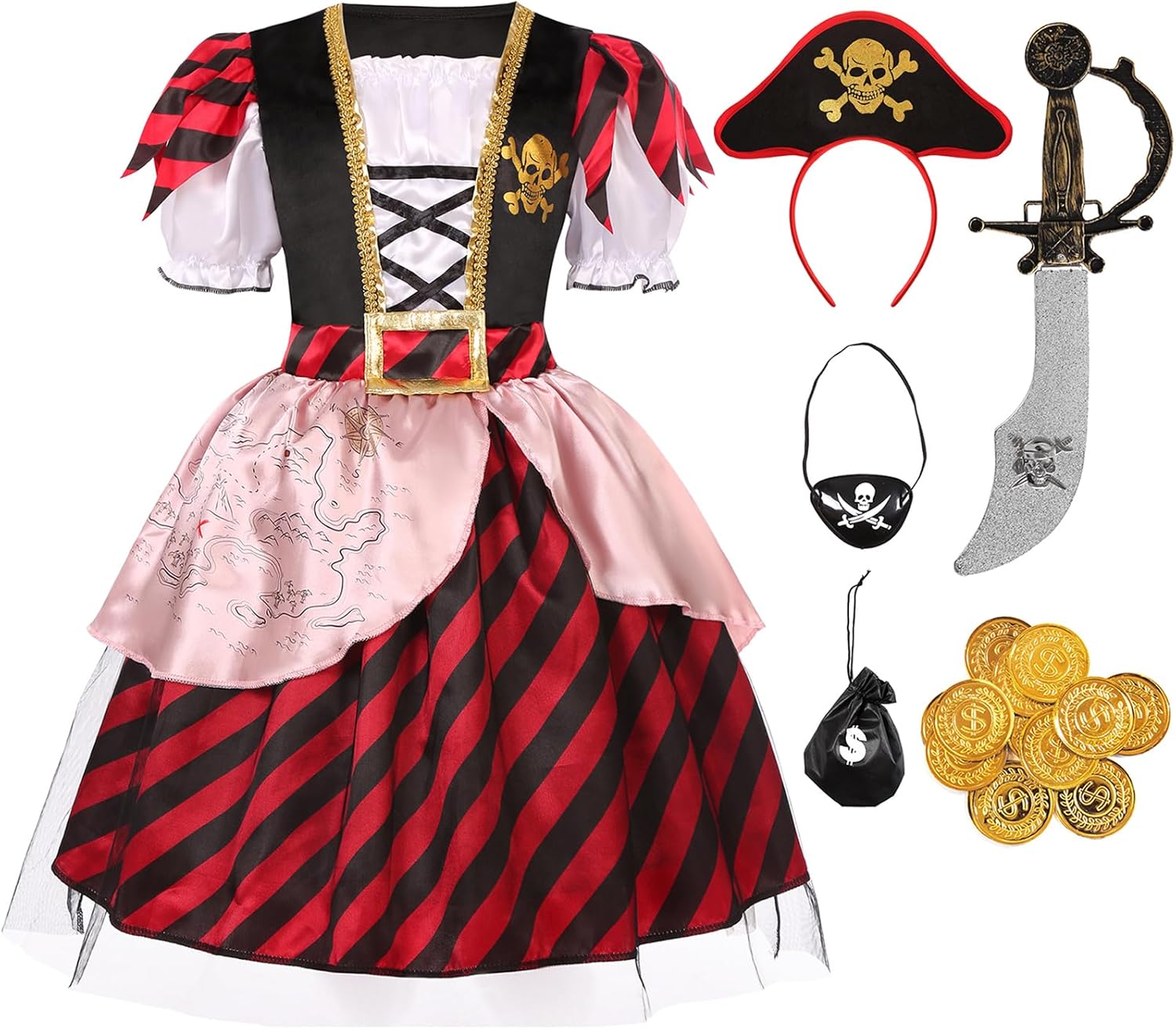 Pirate Princess Dress Up Set